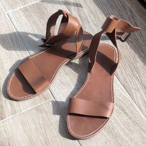 Madewell Brown Leather Women's Sandals